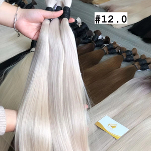 Genius <b>Machine</b> Double Weft 100% Real Virgin Vietnamese Remy Hair Extensions Ombre Light Color Cuticle Aligned <b>Tape</b> Dyed Geni - Product Image 1