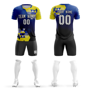 เสื้อฟุตบอลย้อนยุคแบบสั่งทำ ชื่อทีมตามต้องการ ผ้าโพลีเอสเตอร์ 100% ระบายอากาศได้ดี กางเกงขาสั้นพิมพ์ลาย ไซส์ใหญ่ ใส่ได้ทุกฤดู สำหรับผู้ใหญ่ทุกเพศ - Product Image 2