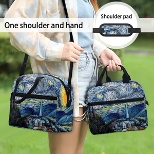 Bolsa Térmica para Comida con Diseño de Cielo Nocturno, Impresión Bajo Demanda, Dropship, Bolsa de Almuerzo para Mujer, Elegante y Espaciosa, Bolsa de Picnic para Niños Escolares - Product Image 4