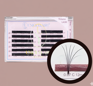 ขนตาปลอม0.07มม. สีดำด้านเกรดพรีเมียม PBT แบบเกาหลีขนตาปลอม - Product Image 2