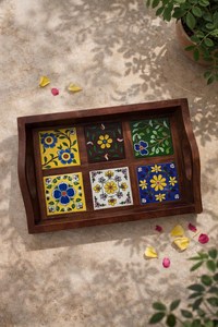 ถาดเสิร์ฟเคลือบเงาแบบทันสมัยขายดี พร้อมหูจับ ดีไซน์อิตาเลียน ราคาคุ้มค่า จาก UO อินเดีย - Product Image 4