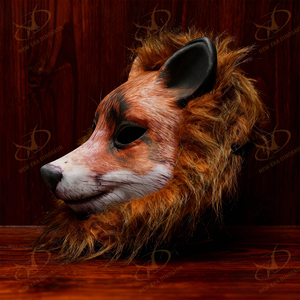 หน้ากากฮาโลวีนสำหรับผู้ใหญ่แบบ EVA พิมพ์สีเดียว สำหรับงานเลี้ยงสวมบทบาท - Product Image 4