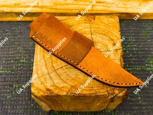 Étui pour couteau à lame fixe en cuir de vachette de haute qualité, fait main, léger, durable, pour le camping, la chasse, OEM, universel, vente en gros - Product Image 2