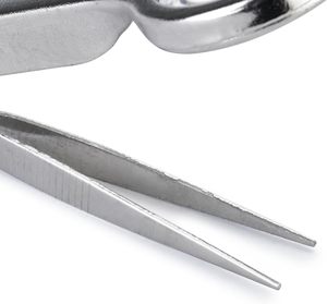 Pinzas de Vidrio para Pestañas, Pinzas Premium para Extensión de Pestañas con Lupa, Punta Curva Fina - 13 cm - Product Image 6