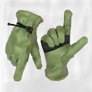 Gants de travail de sécurité pour hommes en cuir véritable respirant - Couleur unie pour usage quotidien - Product Image 5