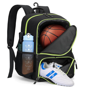 Drain Sports Custom Soccer Football <b>Backpacks</b> Corduroy Material 20-37L Capacity Logo Printing OEM Pakistan Manufacturer Export - Product Image 1