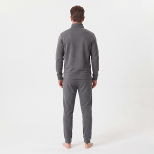 Ensemble de survêtement décontracté d'hiver pour homme avec logo personnalisé, veste et pantalon deux pièces, ensemble de fitness de haute qualité, vêtements de sport pour la course à pied - Product Image 2
