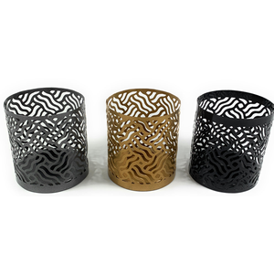 Porte-bougie décoratif en fer élégant et moderne, résistant à la chaleur, durable, de qualité supérieure, léger, pour la table, décoration d'intérieur, décorations de mariage - Product Image 2