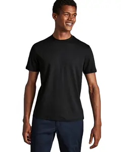 Magliette da uomo suima e in cotone lavorazioni atletiche da uomo con maglietta a maniche corte con Logo personalizzato T-shirt