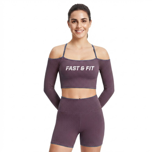 Nouveauté : Ensemble short et soutien-gorge léger, de haute qualité, design personnalisé, longueur genou, uni, pour femmes - Product Image 4