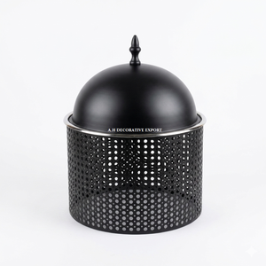 Luxury White Perforated Round Chafing Dish Stainless Steel <b>Buffet</b> Food Warmer with Dome Lid Modern Wedding Catering <b>Servers</b> - Product Image 6