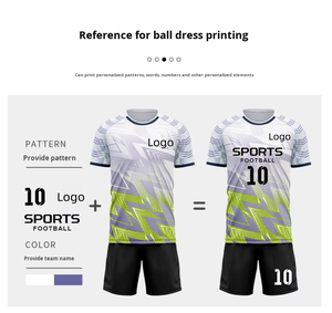 Bán Buôn Ngắn Tay Áo Đào Tạo Đồng Phục Bóng Đá Cá Nhân Gradient Bóng Đá Jersey Tùy Chỉnh In Thể Thao Bóng Đá Mặc - Product Image 2