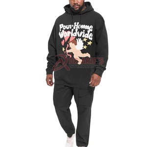 OEM vente en gros 100% coton pour hommes Plus pour Puff Print Survêtement nouveau style de vêtements de sport d'hiver ensemble Pakistan Fabrication - Product Image 1