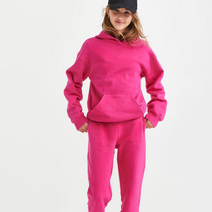 Conjunto Deportivo para Niña, Sudadera con Cremallera y Pantalones Jogger, Ropa Deportiva Informal de Invierno para Niña, de Felpa Suave de Algodón - Product Image 5