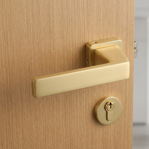 Modern Brass Lever <b>Door</b> <b>Handle</b> Set Knurled Grip Design Interior <b>Door</b> Hardware Matte Black Gold Bronze Finish Premium <b>Handles</b> - Product Image 4