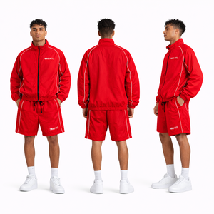 Veste coupe-vent légère 100 % polyester, imperméable et confortable, pour entraînement de football, sports de plein air, vestes pour hommes - Product Image 4