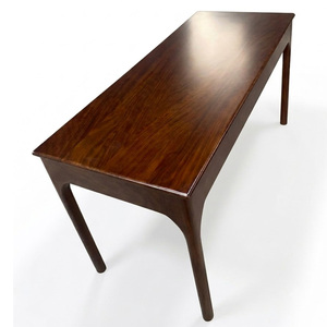 Table à manger en bois brun rectangulaire, mobilier moderne pour appartement, salon - Product Image 3