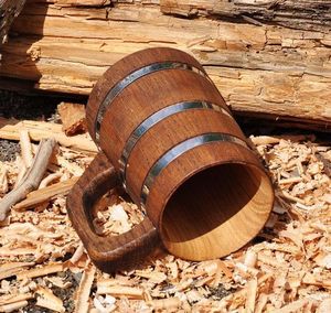 Rustic Viking <b>Beer</b> Shot Glass with Wood Lid Dishwasher Safe & Eco-Friendly - Product Image 5
