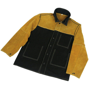 Comfortable Fitted Long Sleeve Double Panel Design Made Safety Clothing Welding <b>Jackets</b> Abrasion Resistant Welding <b>Jacket</b> - Product Image 6