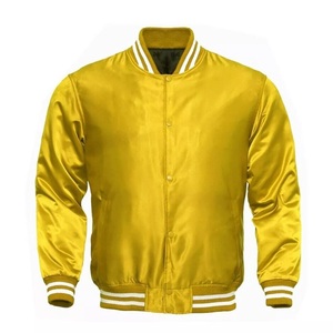 Men's College Baseball Bomber <b>Jacket</b> with Stand Collar Varsity Letterman <b>Long</b> Casual Fall Fabric Hooded - Product Image 1