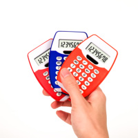 Calculatrice de tables de fonction financière de bureau d'impression de logo personnalisé de promotion mini calculateur de coût de poche solaire à 8 chiffres