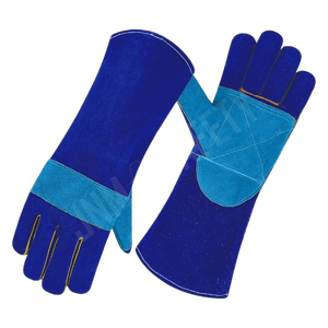 Industrial Safety Cowhide Split Leather <b>Gloves</b> Personal Protective Equipment Spark Resistant Welding <b>Gloves</b> - Product Image 3