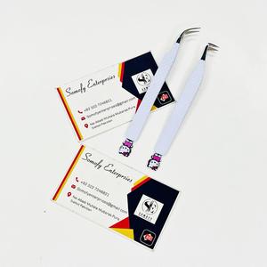 Pinzas para Pestañas de Acero Inoxidable Personalizadas de Somofy Enterprises, Color Blanco Profesional, Diseño Bonito, Curvadas a 90 Grados, Fuertes y Aislantes - Product Image 6