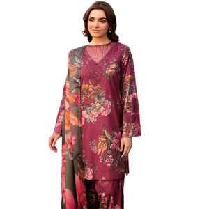 Tenues traditionnelles indiennes et pakistanaises pour femmes, en lin brodé et imprimé, salwar kameez cousu, robe de fête pour toutes les saisons - Product Image 1