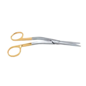 กรรไกรผ่าตัด Fomon Dorsal ขนาด 14 ซม. ด้ามจับแบบงอ ใบมีดตรง ผลิตจากเหล็กกล้าไร้สนิมคุณภาพสูง จำหน่ายส่งเครื่องมือผ่าตัด - Product Image 3
