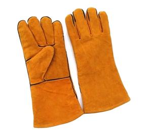 Guantes de Soldadura Resistentes al Calor, de Cuero Vacuno, para Trabajo, Venta al Por Mayor - Product Image 1