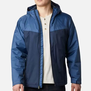 เสื้อแจ็คเก็ตกันลมผู้ชายแบบแห้งเร็ว ระบายอากาศได้ดี ขายส่งออนไลน์ ผลิตจากโพลีเอสเตอร์ 100% เสื้อแจ็คเก็ตฤดูหนาวสำหรับผู้ชาย - Product Image 1