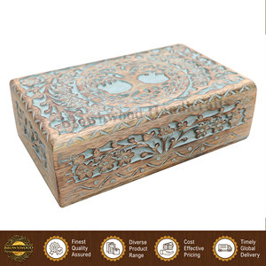 Caja de Madera de Mango Hecha a Mano en India, de Primera Calidad, con Diseño Elegante, a Precio Accesible para Compradores al por Mayor - Product Image 4