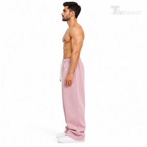 <b>Men</b> Oversized Loose Jogger Pants Cotton French Terry 400 GSM Soft Breathable Casual Streetwear Sweatpants Gym Fitness Training - Product Image 3