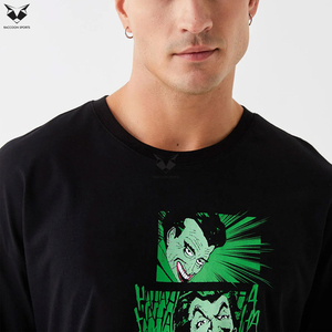T-shirts pour hommes en coton 100% uni, col rond, respirants, couleur verte et noire, best-seller, vêtements pour hommes - Product Image 4