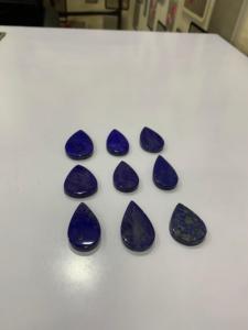 พลอยลาพิส ลาซูลีธรรมชาติทรงหยดน้ำ คุณภาพสูง สีน้ำเงินเข้ม สำหรับทำเครื่องประดับ ขายส่ง พลอยประจำเดือนเกิดเดือนพฤษภาคม - Product Image 2