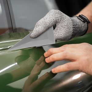 Kit 5 Raschietti per Pellicole Oscuranti Finestrini Auto, Raschietto Angolare a Triangolo Grigio per Applicazione Pellicole Viniliche - Product Image 6