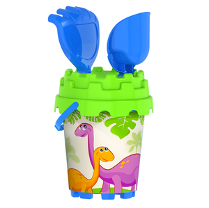 Seau à sable en plastique durable et sûr pour les enfants, facile à manipuler, avec poignée, jouets de plage pour enfants - Product Image 1