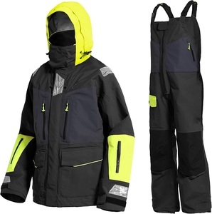 Veste de navigation offshore haute visibilité avec salopette imperméable - Product Image 1