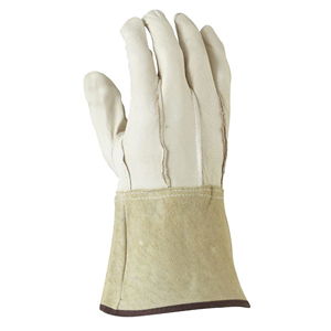 Wholesale Safety Tig Welder Welding Gloves Heat <b>Fire</b> Resistant Goat Grain & Cowhide Split Leather Tig Welding Gloves - Product Image 2