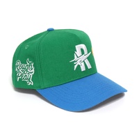 Gorras de Béisbol Personalizadas con Logotipo Bordado en Tela Acrílica, Diseño de Dos Tonos, Ajustables y Elegantes para Exteriores