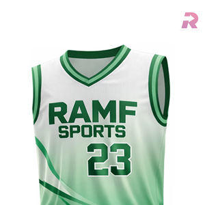 Maillots et uniformes de basketball personnalisés respirants grande taille 100% polyester sublimé Service OEM économique - Product Image 4