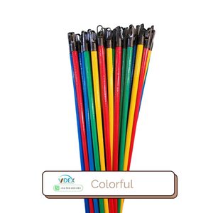 Manche de balai en bois d'eucalyptus naturel de qualité supérieure, tête de balai en plastique, manche de rechange pour balai, outil de nettoyage domestique, bâton durable VDEX JSC - Product Image 1
