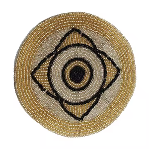 Posavasos de Cóctel con Cuentas de Cristal Hechos a Mano, Accesorios de Bar Duraderos con Artesanía Premium, Artículo Promocional - Product Image 4