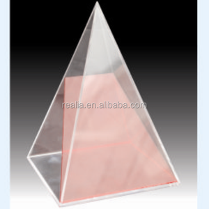 Nuevo Modelo de Geometría Matemática, Pirámide Rectangular de Plástico con Revestimiento Reflectante, Prisma de Ángulo Recto de 14x20cm para Experimentos Ópticos - Product Image 2
