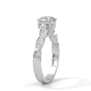 <b>Cushion</b> Cut Zircon Engagement <b>Ring</b> Gold Plated Brass Gemstone Band for Bridal <b>Wedding</b> Party Gift - Product Image 2