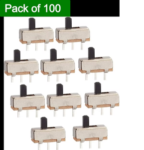 Interruptor Deslizante SPDT de 3 Pines, Mini Interruptor de Encendido-Apagado-Encendido para Circuitos Electrónicos, Montaje en PCB, Corriente Nominal de 0.5A, Alta Fiabilidad, DIY - Product Image 3