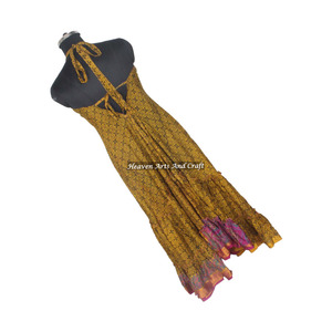 Nuevo Vestido Largo de Seda Estilo Bohemio, Sexy y Atractivo para Mujer, Vestido de Noche Elegante sin Mangas para Damas - Product Image 4