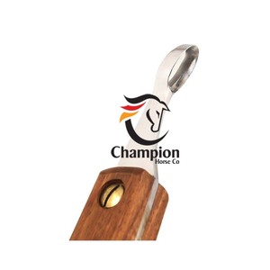 Cuchillo para Pezuñas CHAMPION HORSE CO FA80080, Hecho a Mano, con Mango Ergonómico de Madera, Acero J2 Premium, Duradero y Seguro para Caballos y Cabras - Product Image 6