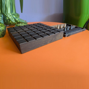Handcrafted Wooden Labyrinth <b>Puzzle</b> Game Featuring Intricate Maze Tracks And Pegs For Engaging Strategy Play & Enjoyment - Product Image 6