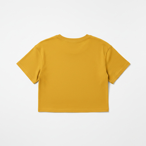 T-shirt court oversize en coton pour femme, style streetwear, décontracté et ample, idéal pour l'été - Product Image 6